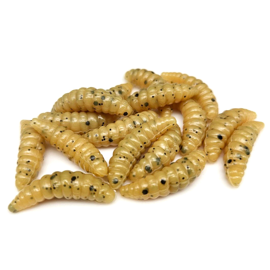 Wax Worms - Best Micro Ice Fishing Bait For Panfish Bluegill