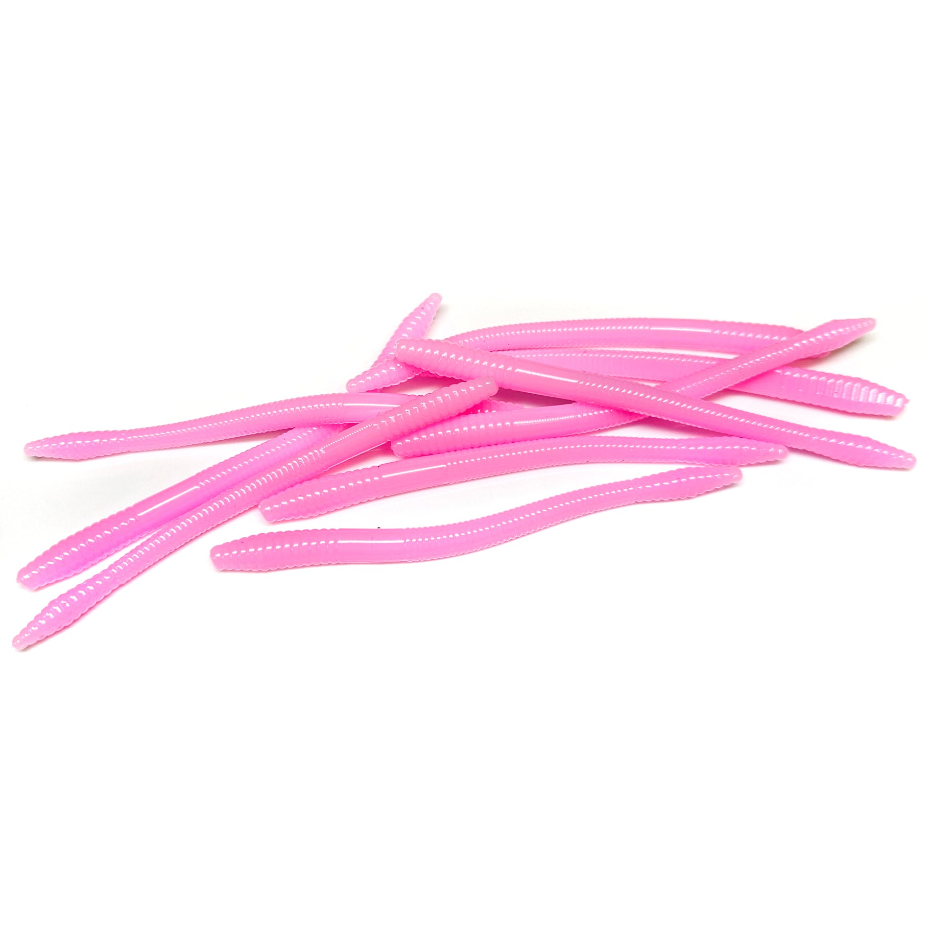 3.5 IN Paddle Tail (Merthiolate) -drop shot/Finesse Worm , HVY GARLIC