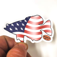 Load image into Gallery viewer, Crappie American Flag Sticker
