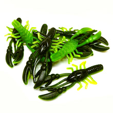 Load image into Gallery viewer, Green Pumpkin/Chartreuse - Finesse Craw