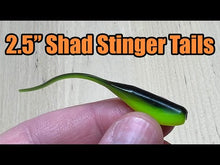 Load and play video in Gallery viewer, Pumpkin Chartreuse - Shad Stinger Tails
