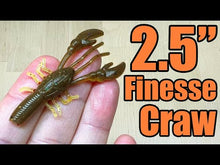 Load and play video in Gallery viewer, Midnight Craw - Finesse Craw
