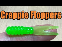 Load and play video in Gallery viewer, Black/Chartreuse - Crappie Floppers
