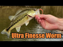 Load and play video in Gallery viewer, Chartreuse/White - Ultra Finesse Worm