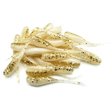 Load image into Gallery viewer, Gold Shiner - 1&quot; Micro Shad Stinger Tails
