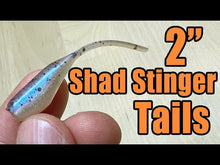 Load and play video in Gallery viewer, Orange Perch - Shad Stinger Tails