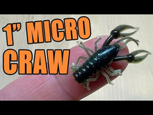Load and play video in Gallery viewer, Brown Crawdad - 1&quot; Micro Craw
