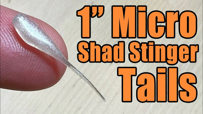 1" Micro Shad Stinger Tails