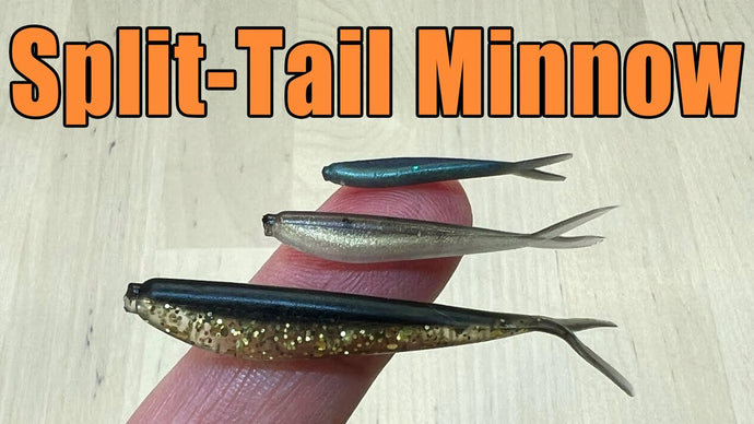 Split-Tail Minnow - Micro Soft Plastic for Crappie, Panfish & Bass