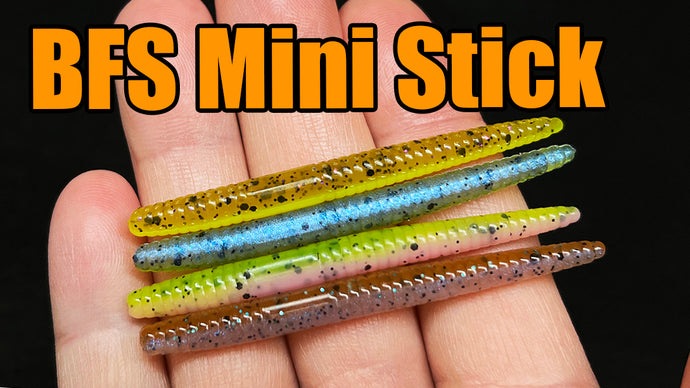 BFS Mini Stick Worm Fishing Bait - Plus Pond Bass Fishing Footage