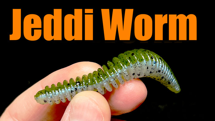 Jeddi Worm - 3.5" Bass Finesse Soft Plastic Fishing Bait