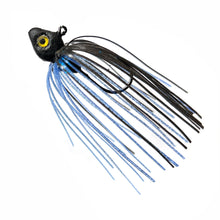 Load image into Gallery viewer, Black/Blue - Micro Swim Jig
