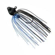 Load image into Gallery viewer, Black/Blue - Micro Swim Jig
