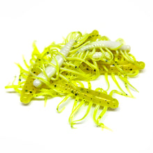 Load image into Gallery viewer, Chartreuse/White - 2&quot; Hellgrammite
