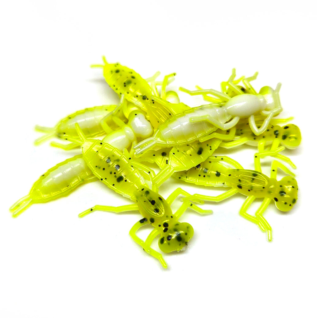 fish lures dragonfly nymph Chartreuse/White fishing rod reel combo kicking wings mini fishing reel for sale Copper Combos:250' Coldwater 55HA - Rod and Reel