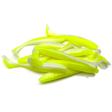 Load image into Gallery viewer, Chartreuse/White - Slim Shad Minnow
