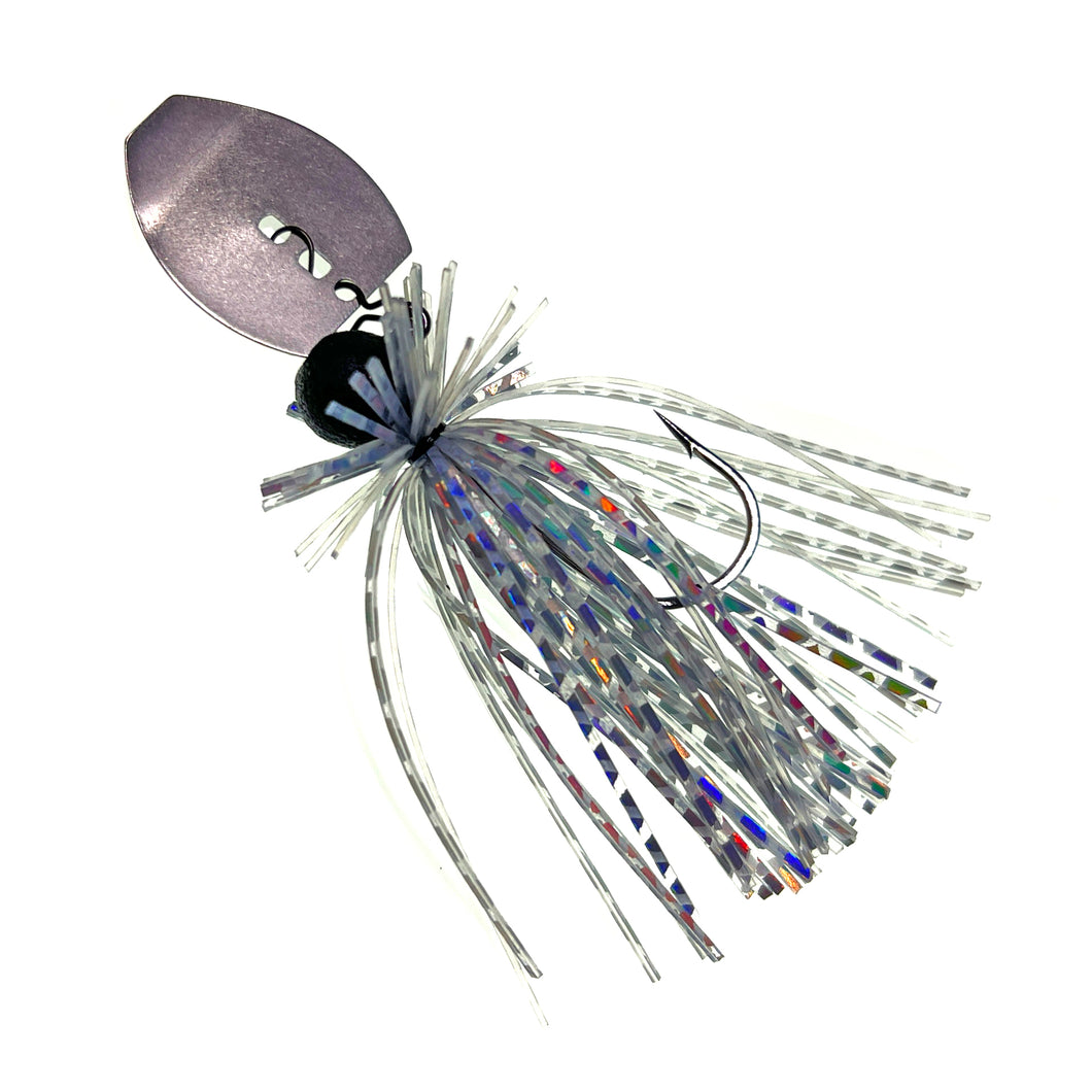 Clear Silver Chrome - Micro Bladed Jig