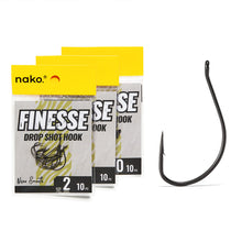 Load image into Gallery viewer, Finesse Drop Shot Hooks - Nano Smooth Coating
