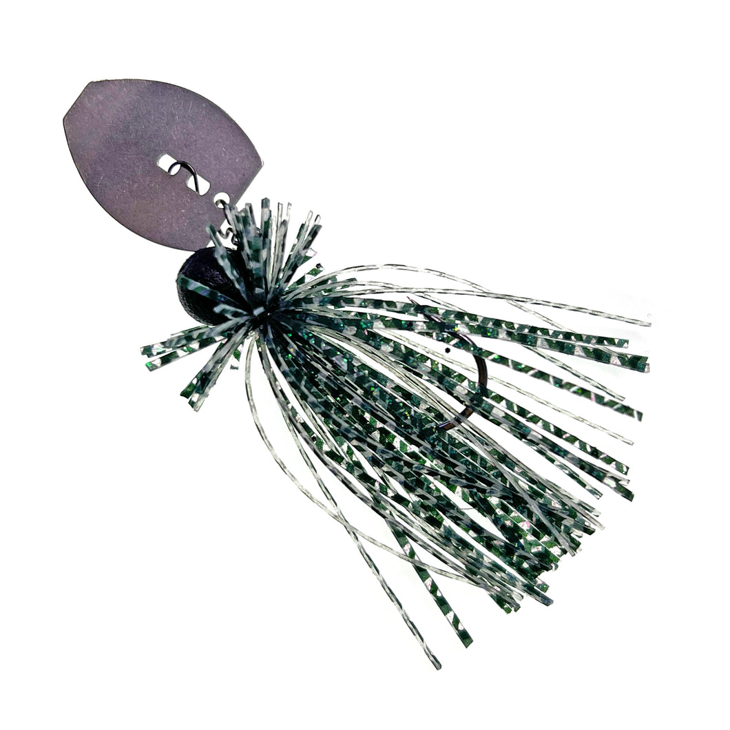 Green Crystal Fish Scale - Micro Bladed Jig