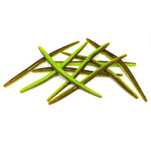 Load image into Gallery viewer, Pumpkin Chartreuse - Slim Stick Worm
