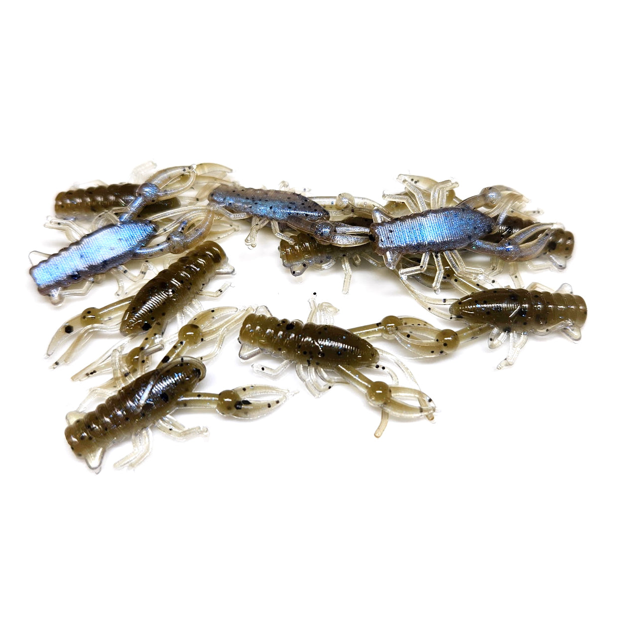30x Mighty Craw Natural Grn Panfish Jigs – Weiche Produktbild-Vorschau 14