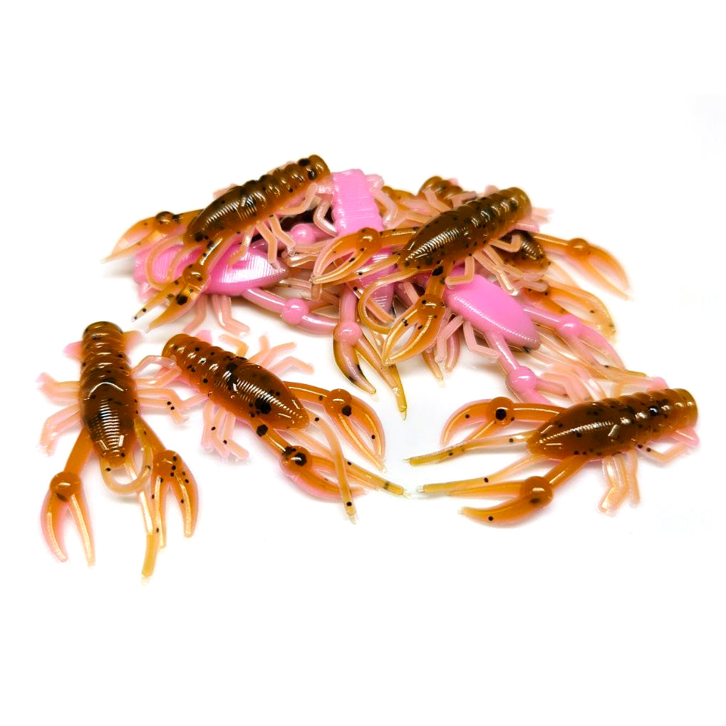 Micro Craws - Realistic Micro Finesse Crayfish Fishing Lure Moondog Bait Co Micro Craws - Realistic Micro Finesse Crayfish Fishing Lure Moondog Bait Co