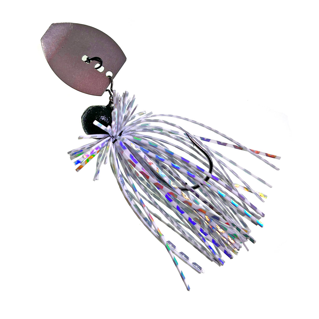 White Silver Chrome Scale - Micro Bladed Jig