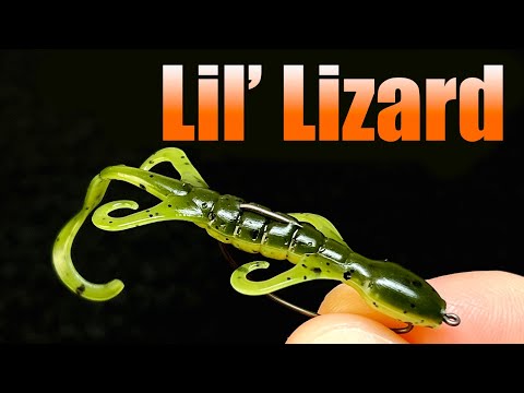 Little Rascal Lure Pumpkin Chartreuse - Lil' Lizard – Moondog Bait Co
