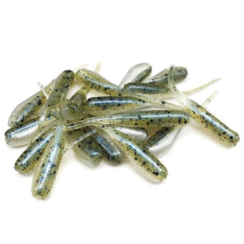 Micro Soft Plastic Fishing Baits - Micro Finesse Ultralight Lures
