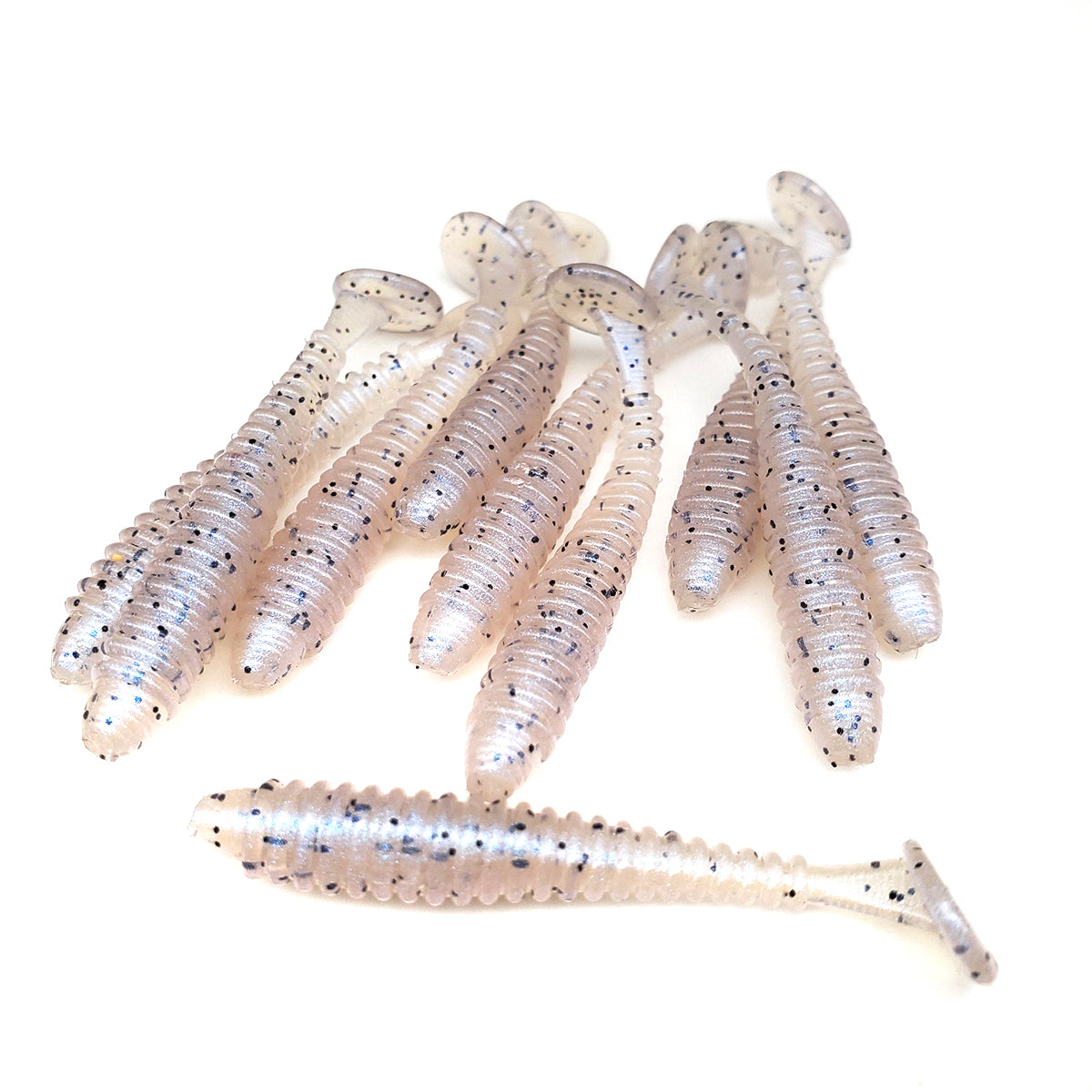 LUCKYFISHING Paddle Tail Swimbaits 10/16/20 PCS Fishing Lures Soft Plastic Lures for Trout LUCKYFISHING Paddle Tail Swimbaits 10/16/20 PCS Fishing Lures Soft Plastic Lures for Trout