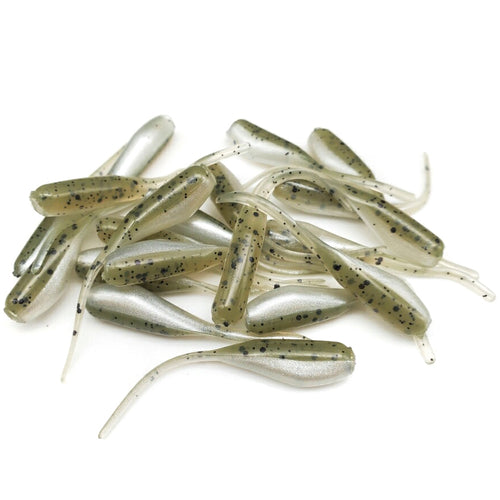 Micro Shad Stinger Tails - Best Crappie Micro Finesse Fishing Lure –  Moondog Bait Co