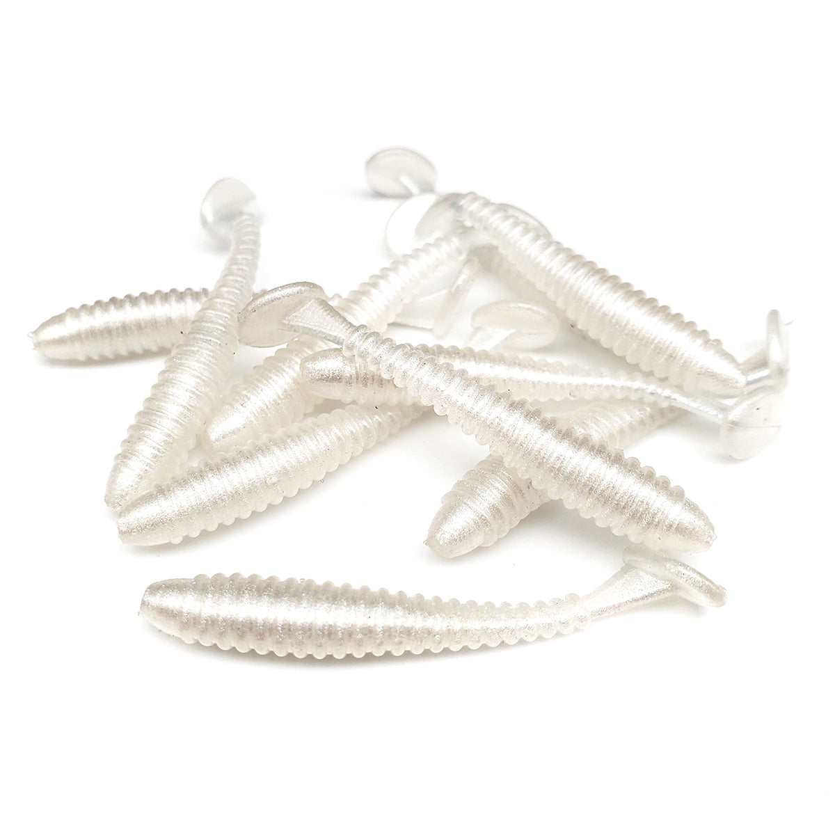 Pearl White - Rip Shad – Moondog Bait Co