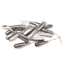 Load image into Gallery viewer, Silver Ice - 1&quot; Micro Shad Stinger Tails
