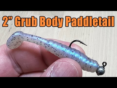 Motor Oil - Grub Body Paddle Tails – Moondog Bait Co